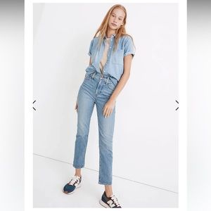 Madewell 28 Tall Perfect Vintage Jean in Banner Wash